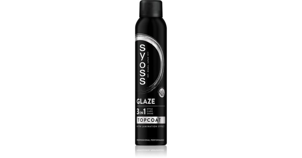 Sprej za sjaj Syoss Glaze 3in1 Topcoat 200 ml - Akcija u trgovini Spar