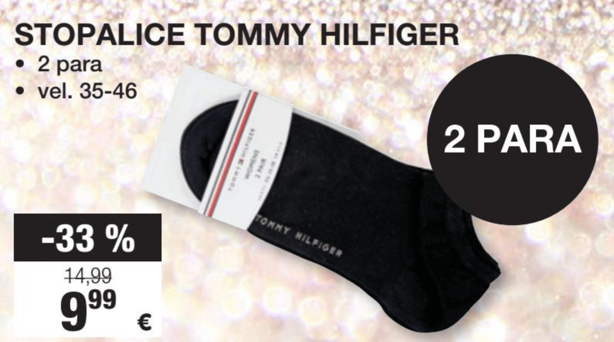 Stopalice Tommy Hilfiger 2 para - Akcija u trgovini Interspar