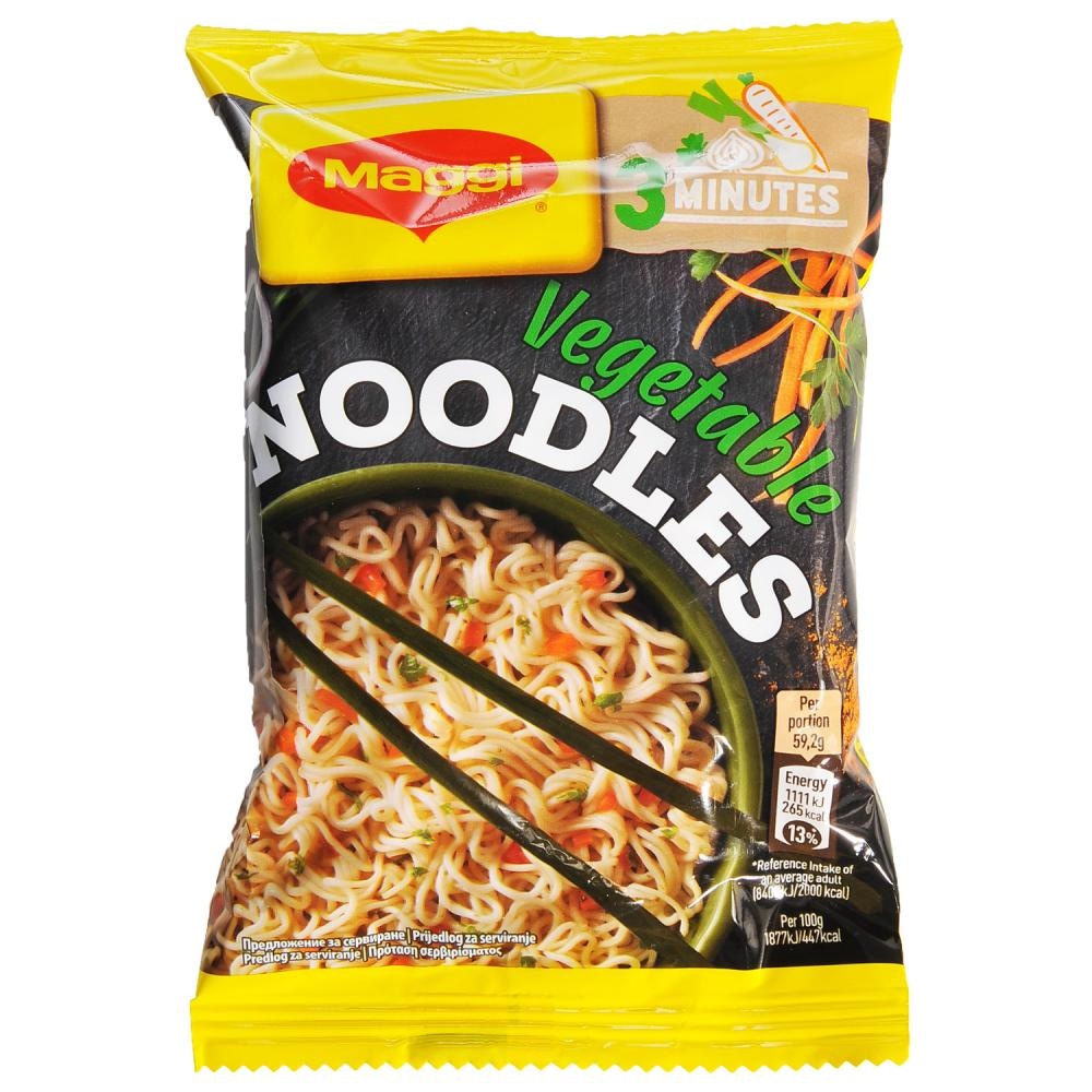 Maggi Noodles Povrće 59,2g - Akcija u trgovini Žabac