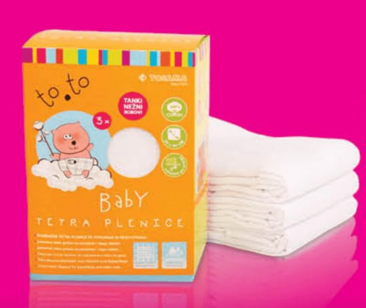 TO.TO. Tetra pelena 3/1 - Akcija u trgovini Bipa