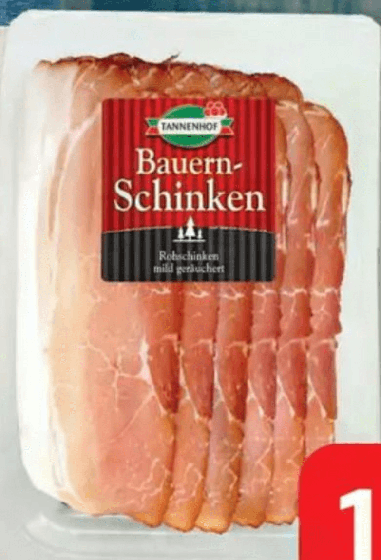TANNENHOF Dimljena suha šunka 80 g - Akcija u trgovini Plodine