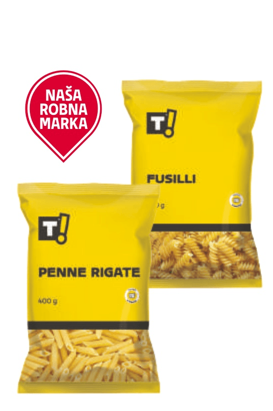 T! Tjestenina 400 g - Akcija u trgovini Tommy