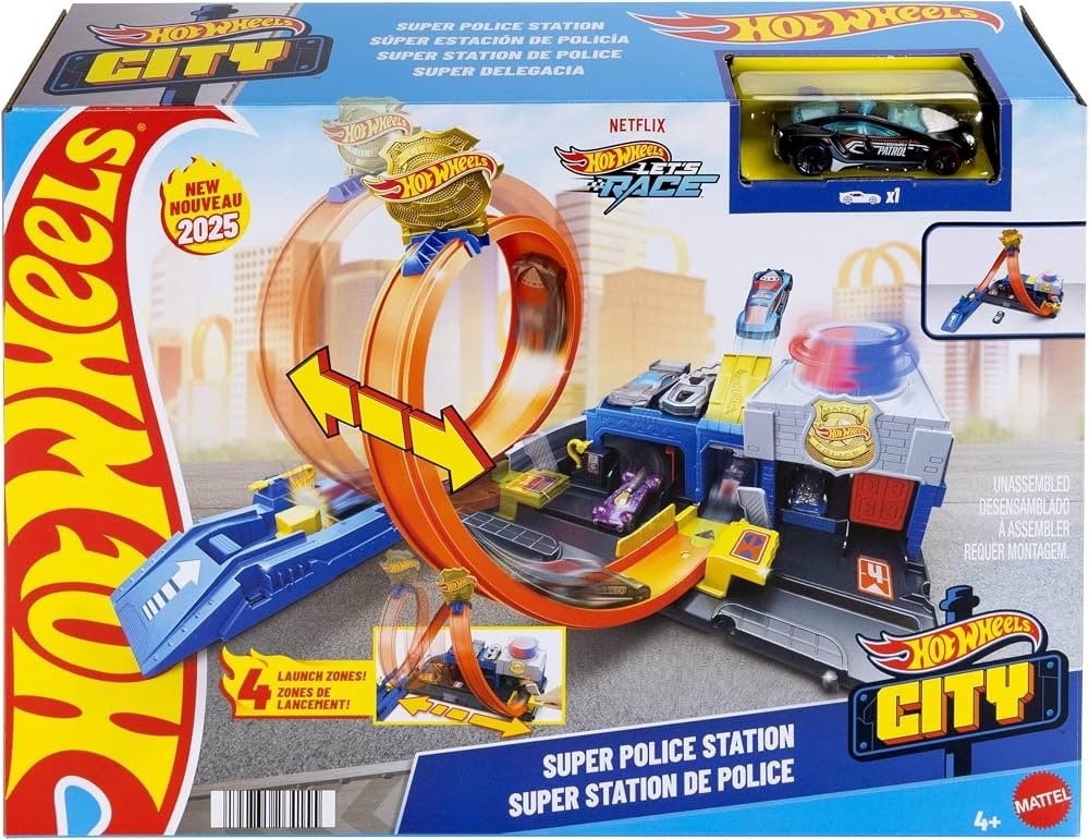 Hot Wheels City Super Policijska Postaja Akcija u trgovini Mueller