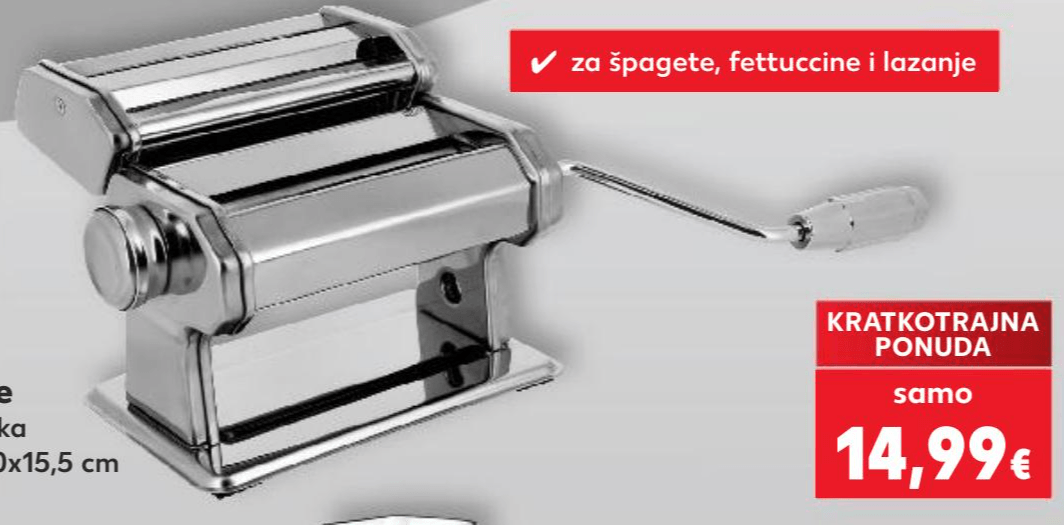 Silvercrest Stroj za rezance komad - Akcija u trgovini Kaufland