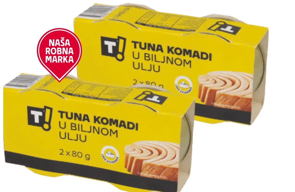 T! Tuna komadi 2x80 g - Akcija u trgovini Tommy
