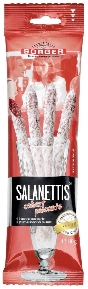 Sorger Salanettis Bits pikant 80g Akcija u trgovini Konzum