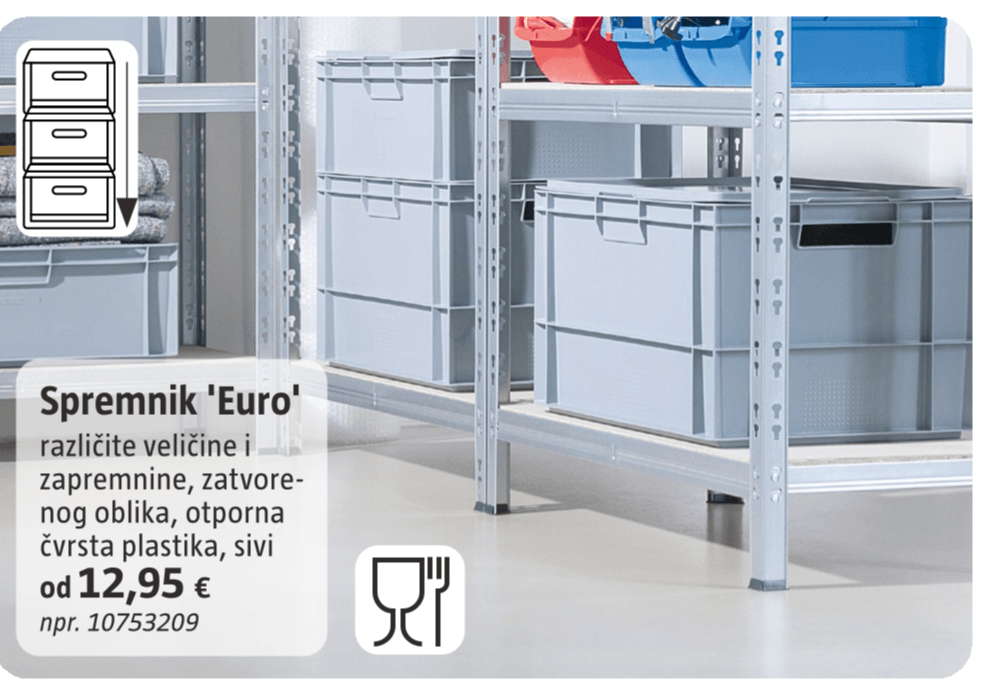 Spremnik 'Euro' - Akcija u trgovini Bauhaus