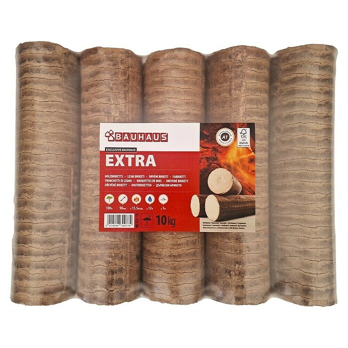 Bauhaus Extra drveni briketi 10 kg Akcija u trgovini Bauhaus