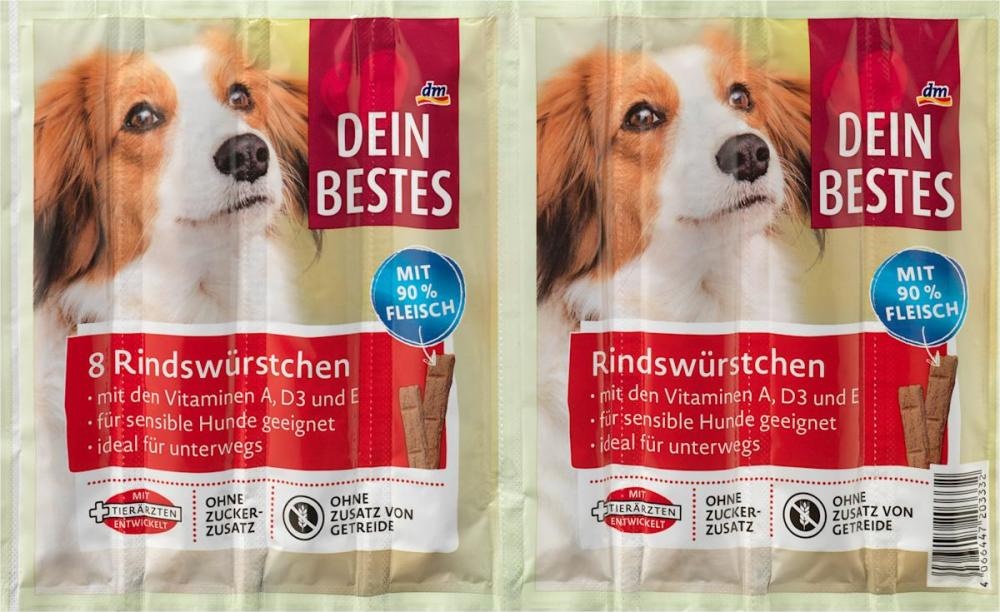 Dein Bestes hrana za pse štapići s govedinom 8 kom. - Akcija u trgovini Dm