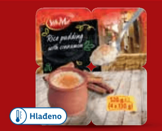 SOL&MAR Riža na mlijeku s cimetom 4 x 130 g - Akcija u trgovini Lidl