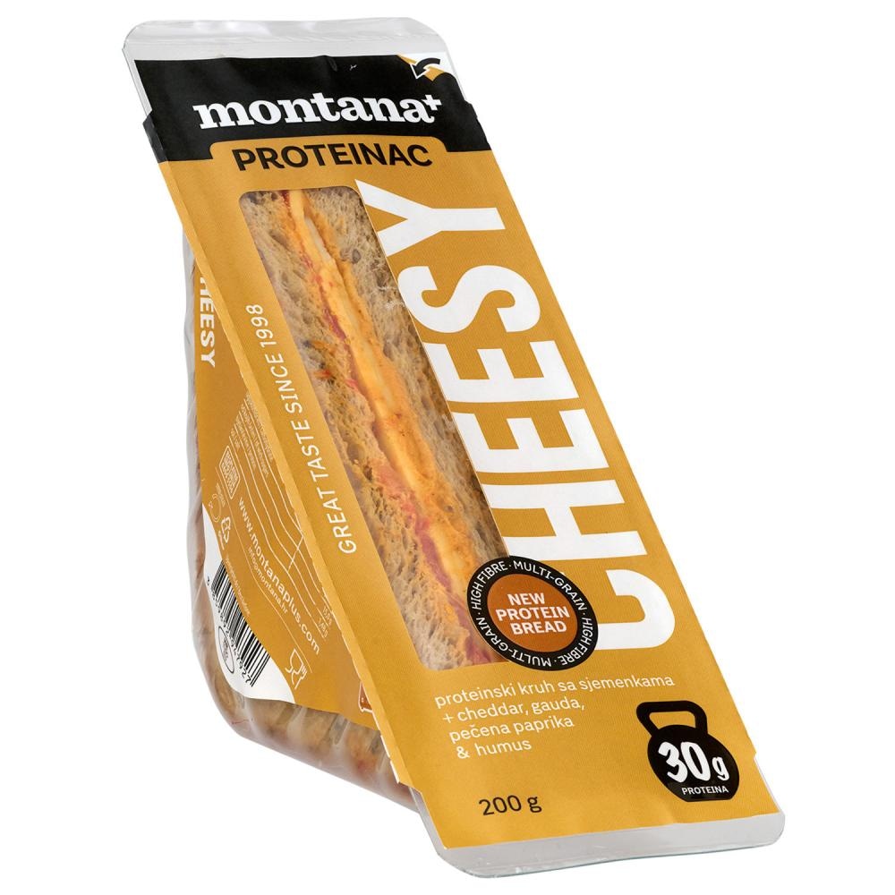 Montana Proteinac sendvič Cheesy 200 g - Akcija u trgovini Konzum