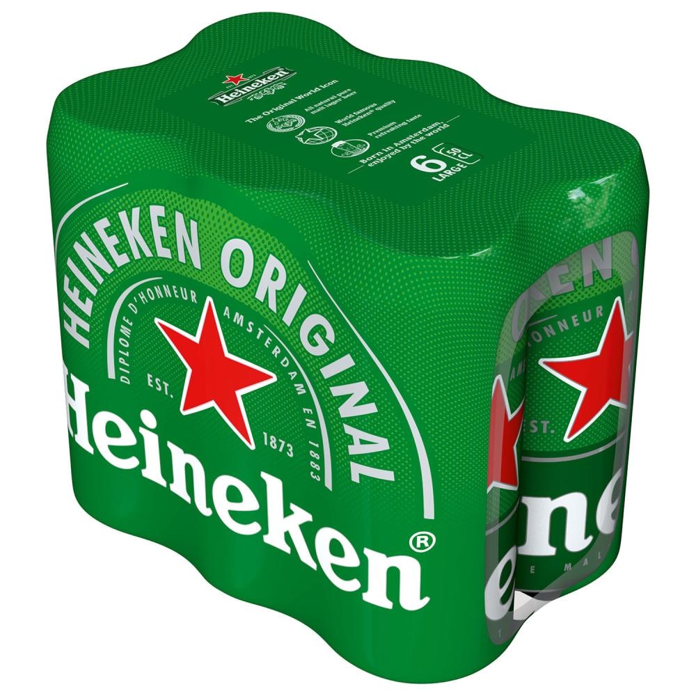 Heineken Svijetlo pivo 6 x 0.5 l - Akcija u trgovini Lidl