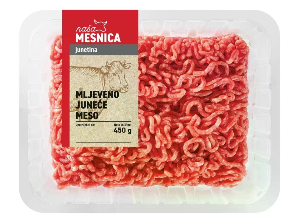 Svježe juneće mljeveno meso 450 g - Akcija u trgovini Lidl