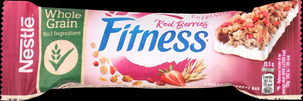 Nestle Fitness jagoda brusnica pločica 23,50 g - Akcija u trgovini Kaufland