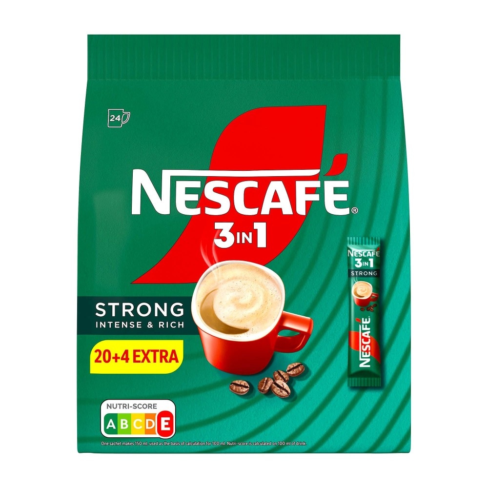 Nescafe Instant kava 3u1 Strong Bag 140 g Akcija u trgovini NTL
