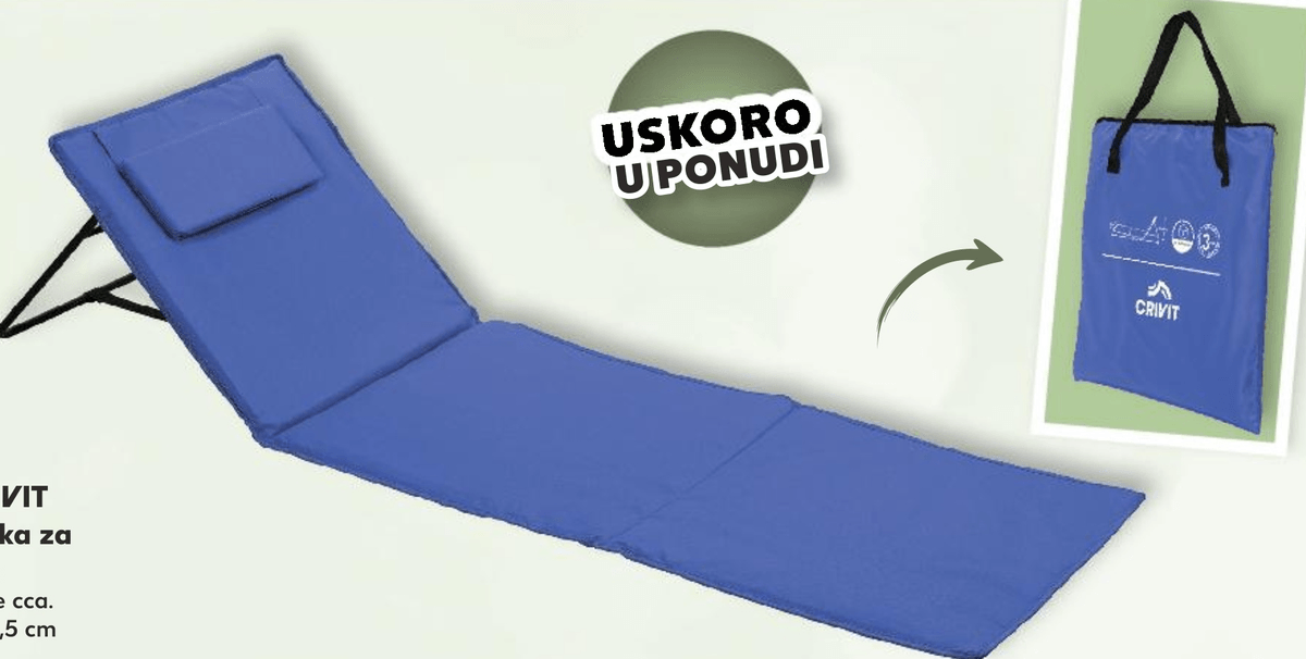 CRIVIT Prostirka za ležanje komad - Akcija u trgovini Kaufland