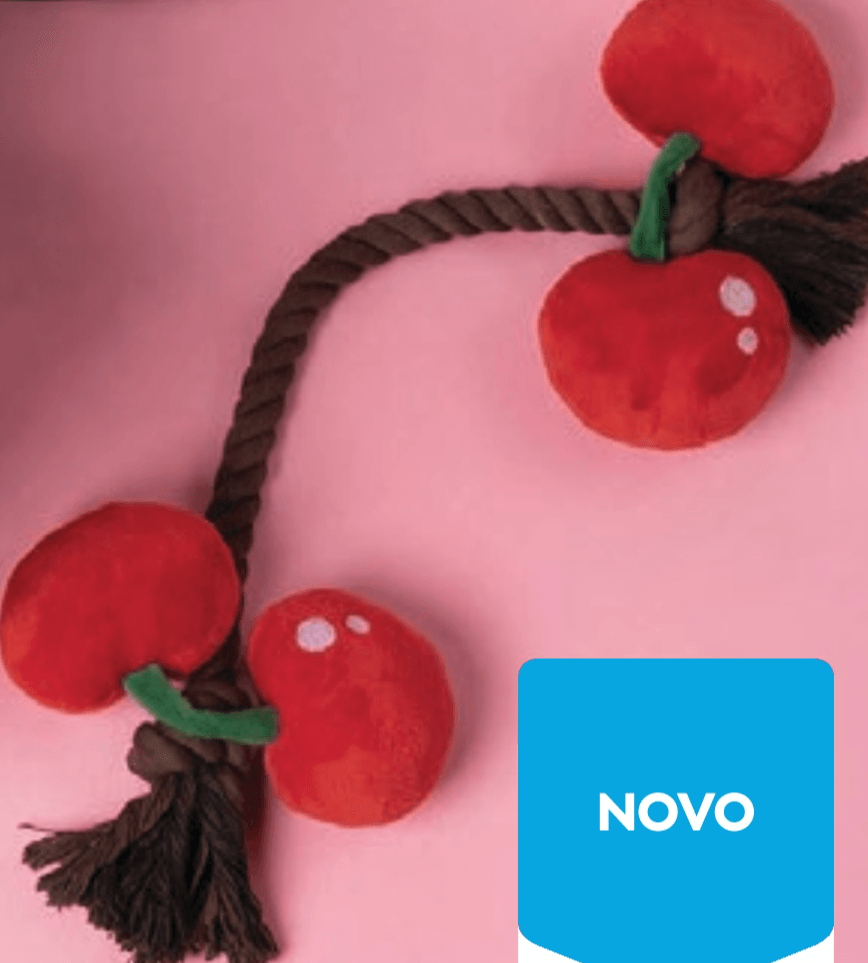 Igračka uže s trešnjama za pse duljina: 46 cm - Akcija u trgovini Pepco