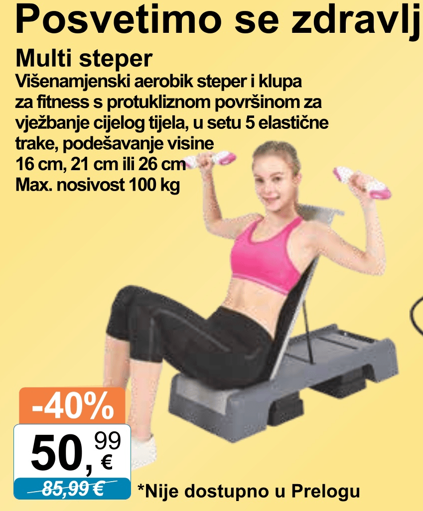 Multi steper - Akcija u trgovini KTC