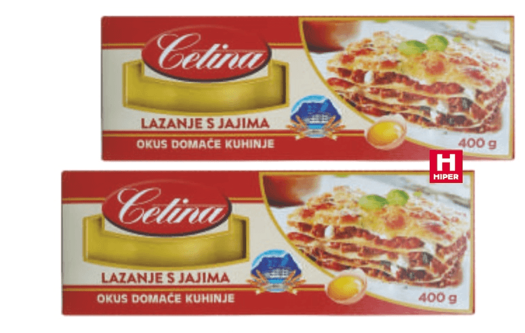 Cetina Tjestenina 400 g - Akcija u trgovini Tommy