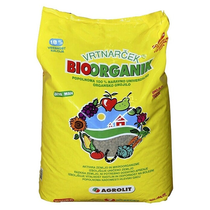 Bio gnojivo 'Bioorganik' 7,5 kg Vrtnarček - Akcija u trgovini Bauhaus