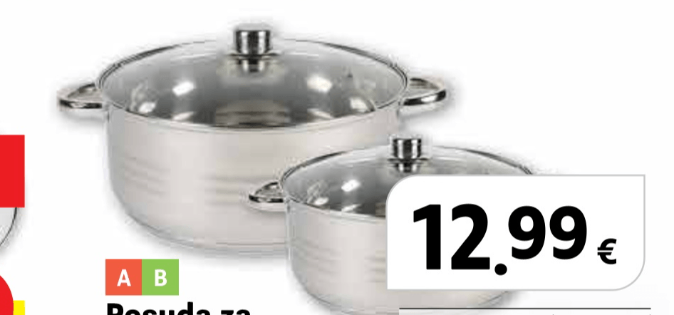 Posuda za kuhanje s poklopcem Ø 22 cm, 6,6 l - Akcija u trgovini Plodine