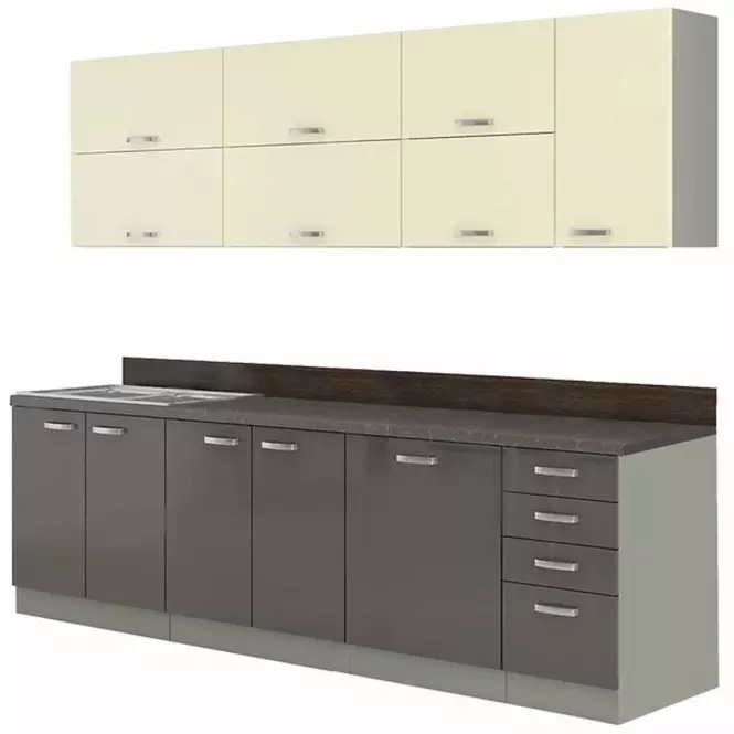 Kuhinja Karmen širina 260 cm - Akcija u trgovini Merkury