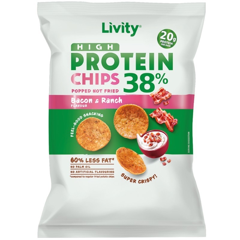 Livity Protein čips i kreker 52g, 80g Akcija u trgovini Konzum