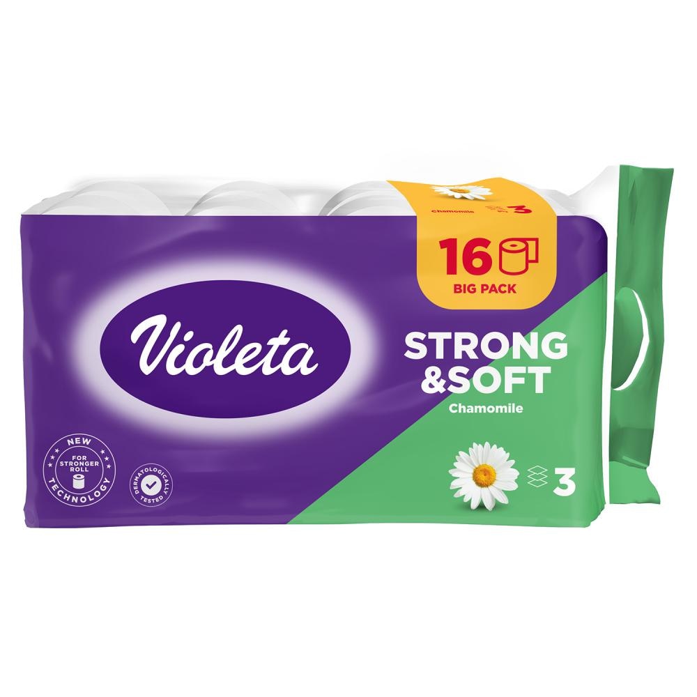 Violeta Toaletni papir Breskva/Pure&Strong 10/1, 3-slojni - Akcija u trgovini Gavranović