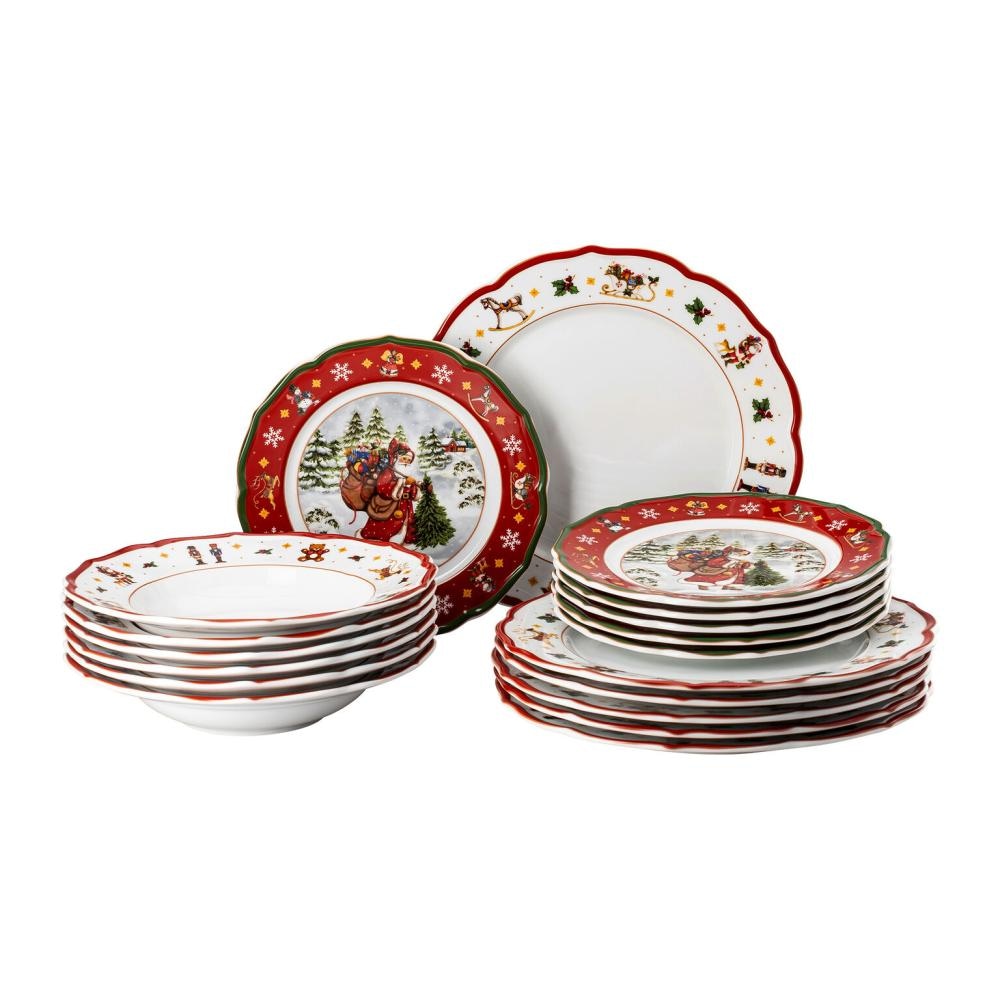 Servis za jelo 18/1 Happy Wintertime 18/1 HUTSCHENREUTHER - Akcija u trgovini Lesnina