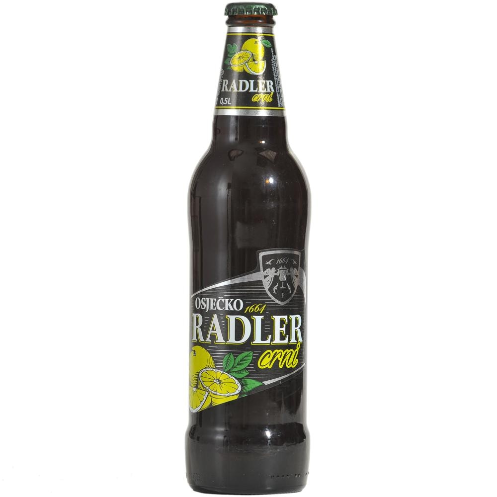 Pivo Osječko crni radler ili bezalkoholni crni radler 0,5 l - Akcija u trgovini KTC