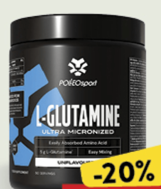 Glutamin prašak 250g POLLEOSport - Akcija u trgovini Konzum