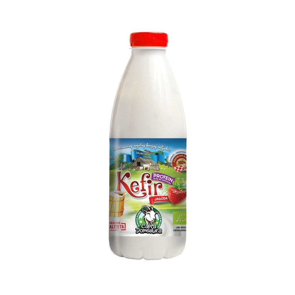 Capra Domestica kefir od kozjeg mlijeka jagoda 500 ml Akcija u trgovini Konzum