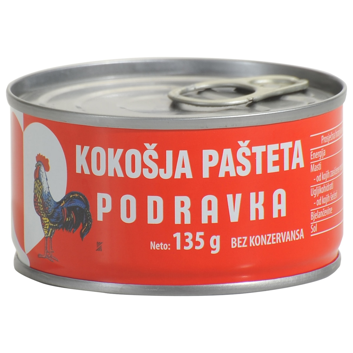 Podravka pašteta kokošja 135 g - Akcija u trgovini Bakmaz