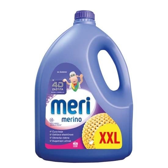 Deterdžent za fino pranje rublja 4 L Meri Merino - Akcija u trgovini Kaufland
