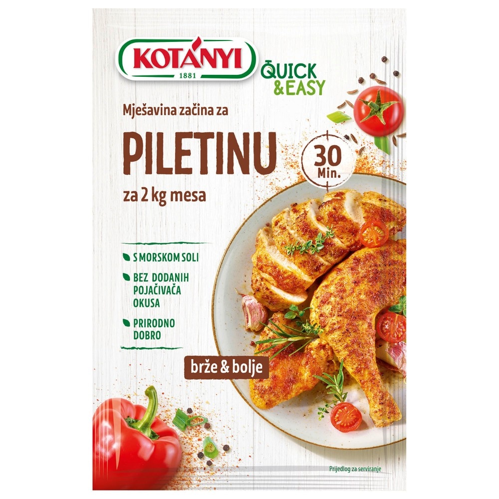 Quick & easy, Kotanyi začin 30 g ili 40 g Akcija u trgovini Tommy