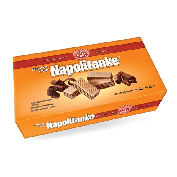 Napolitanke Chocolate cream 420 g Kraš - Akcija u trgovini NTL