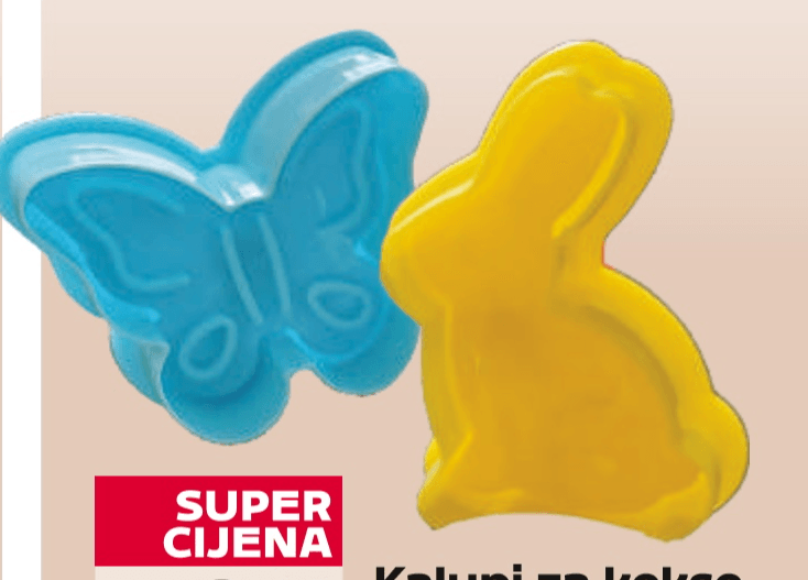 Kalupi za kekse 1 set, 12 kom - Akcija u trgovini Tommy