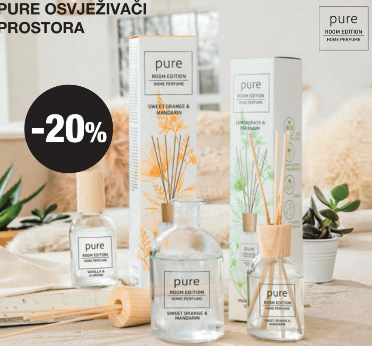 Pure osvježivači prostora - Akcija u trgovini Interspar