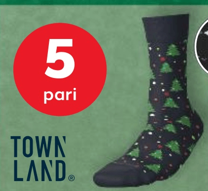 Muške čarape 5 pari Town Land - Akcija u trgovini Kaufland