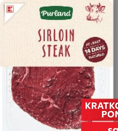 Goveđi odrezak sirloin 1 kg Purland - Akcija u trgovini Kaufland