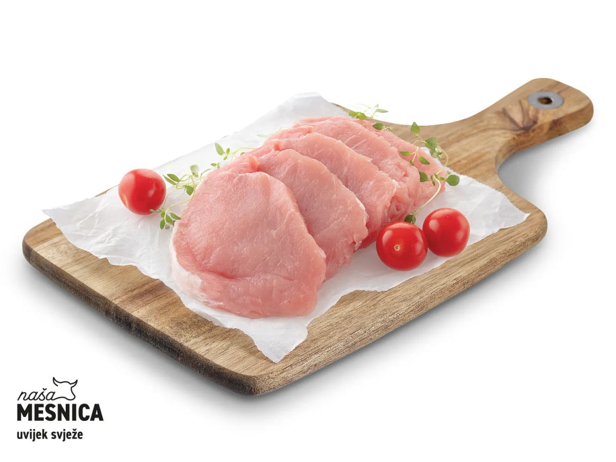Minutni svinjski odrezak 400 g - Akcija u trgovini Eurospin