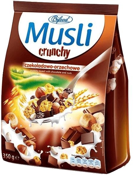 Musli Bifood Crunchy chocolate nuts 350 g - Akcija u trgovini Boso