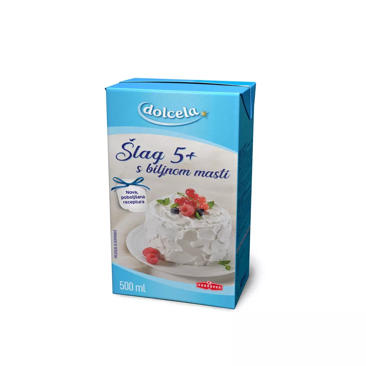 Dolcela Tekući biljni šlag 5 plus 500 ml - Akcija u trgovini Ultra