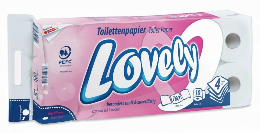 Lovely toaletni papir 10 rola - Akcija u trgovini Interspar