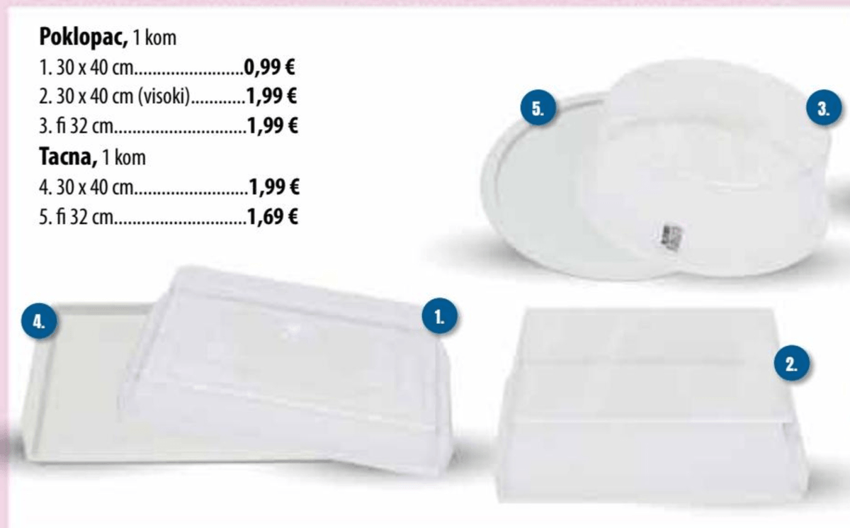 Poklopac 1 kom - Akcija u trgovini NTL