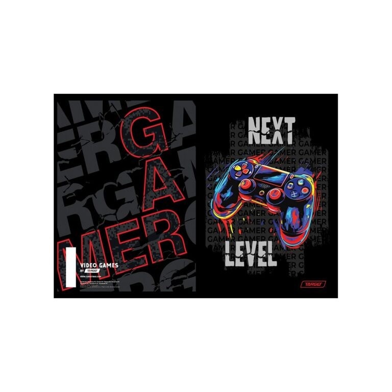 Target A4 bilježnica Gamer Akcija u trgovini Kaufland