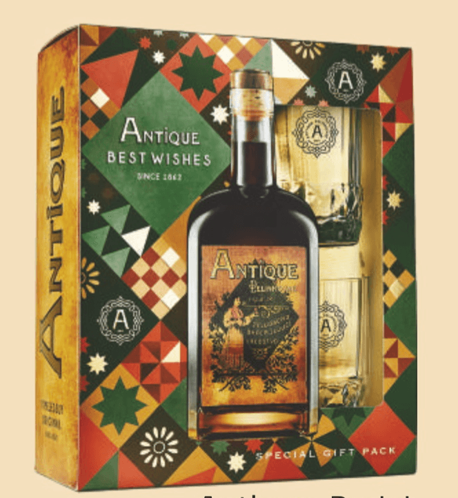 Antique Badel Pelinkovac 0,7 L + dvije čaše - Akcija u trgovini Tommy