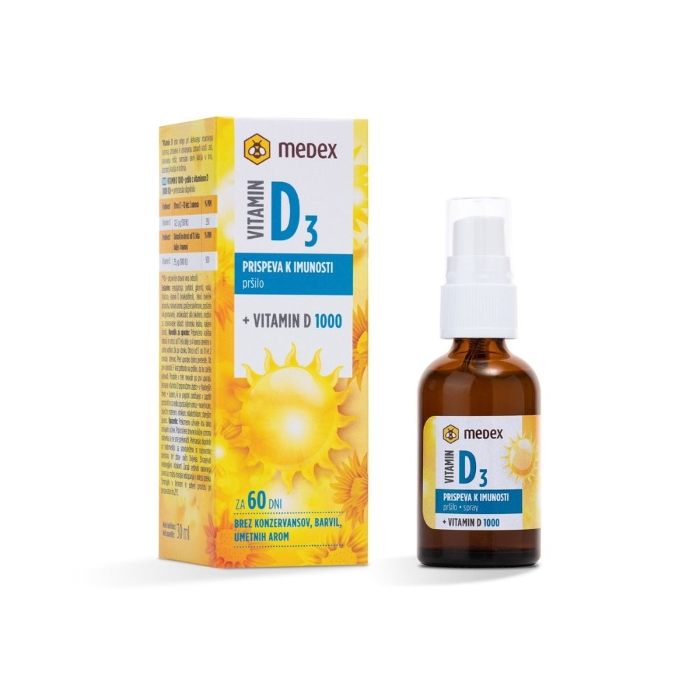 Medex sprej s vitaminom D3 1000 30 ml Akcija u trgovini Mueller