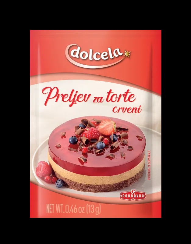Podravka Dolcela preljev za torte svijetli/crveni 13g Akcija u trgovini Pivac