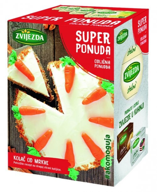 Zvijezda Stolni margarin 4 x 250 g - Akcija u trgovini Lidl